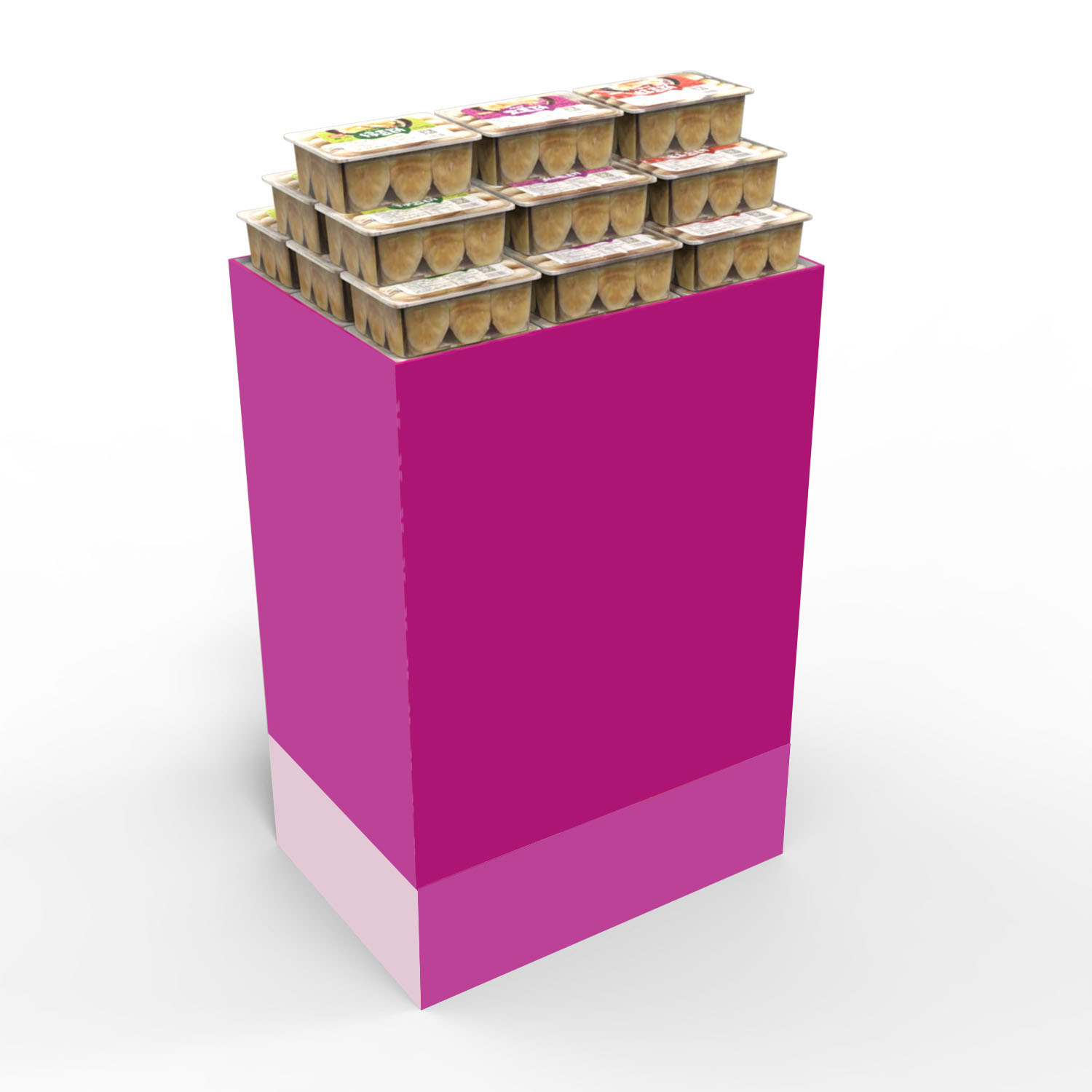 Custom Supermarket Display Cardboard Rack